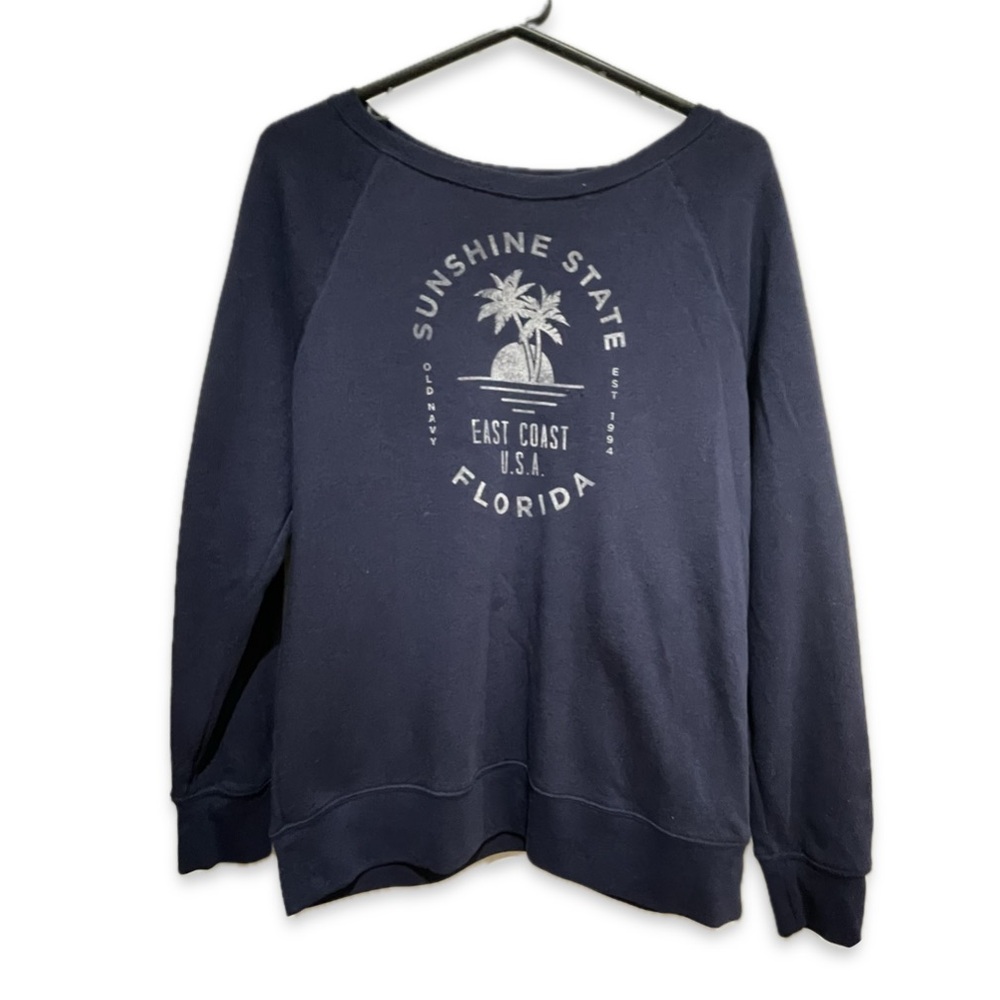 Old Navy EUC Florida Sunshine State Graphic Oversized Sweatshirt (Size S)